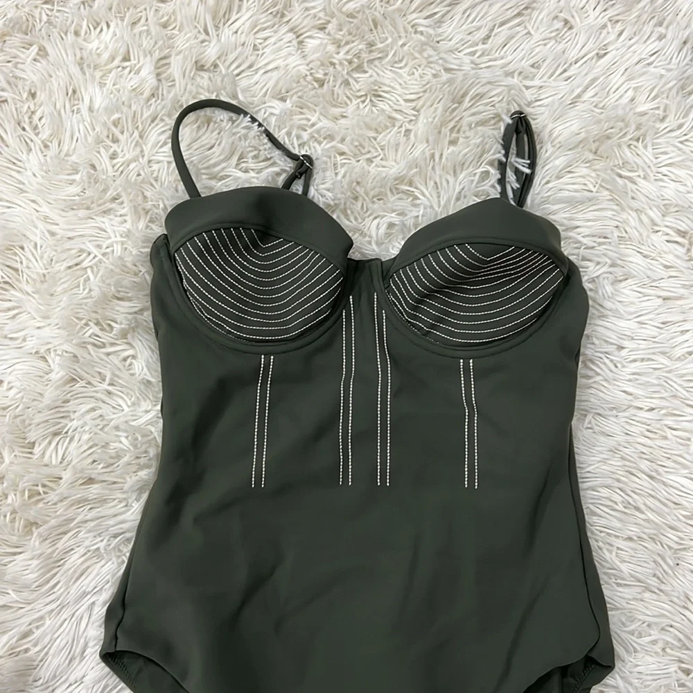 SIMKHAI
Beatrix Bustier One Piece Swimsuit - Picture 4 of 8